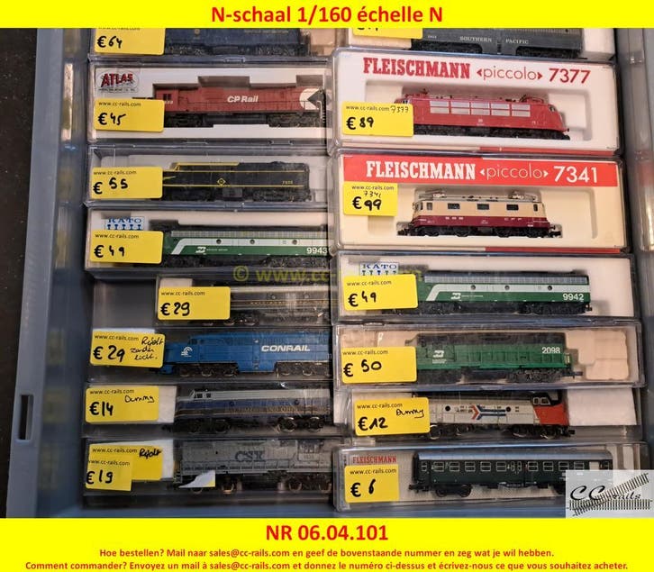 N-schaal modeltreinen Fleischmann Roco Minitrix Arnold Trix, Hobby & Loisirs créatifs, Trains miniatures | Échelle N, Enlèvement ou Envoi