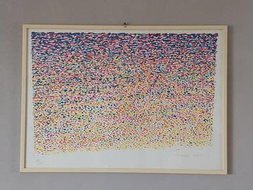 Piero Dorazio (1927-2005) - 7 fogli - Trame di colore