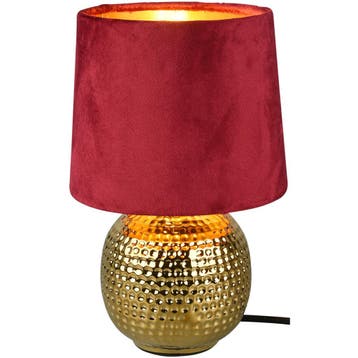LED Tafellamp - Trion Sofia - E14 Fitting - Rond - Mat Rood, Verzenden, Nieuw