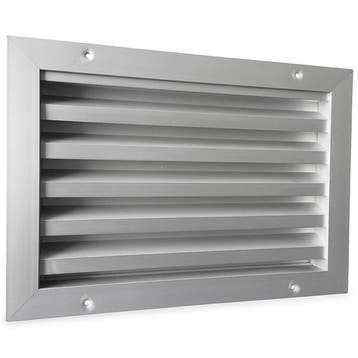 Buitenmuurrooster aluminium (LxH) 300x200mm, Verzenden, Nieuw