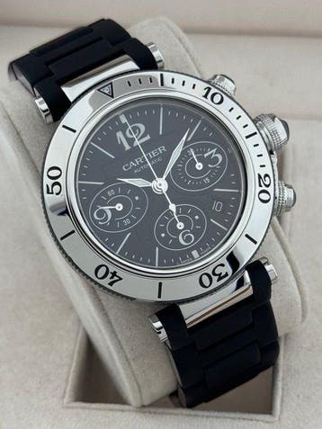Cartier - Pasha Seatimer - W31088U2 - Homme - 2000-2010
