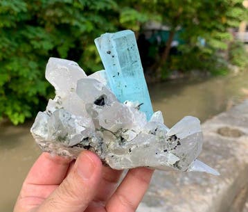 Collector Choice Aquamarine Crystal Specimen, gecombineerd, Verzamelen