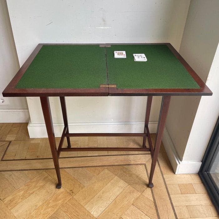 Table de jeux - Acajou, Antiquités & Art, Curiosités & Brocante