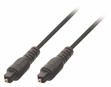 Digitale Audiokabel TosLink Male - TosLink Male 5 m Donkergr, Ophalen of Verzenden