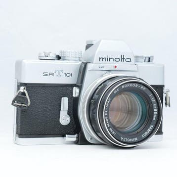 Minolta SRT 101 + MC Rokkor-PF 1,7/55mm | Analoge camera, Audio, Tv en Foto, Nieuw