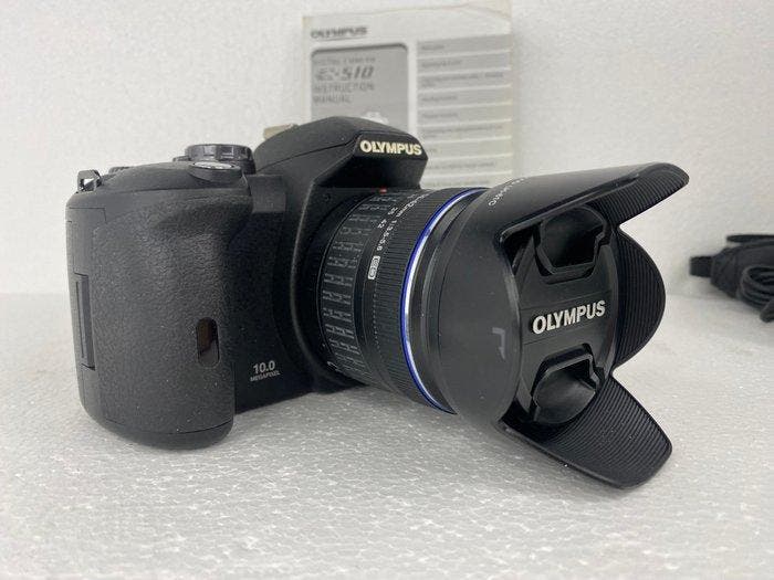 Olympus E-510 (#CCD) - 14-45 e 40-150 Digitale reflex camera, TV, Hi-fi & Vidéo, Appareils photo numériques