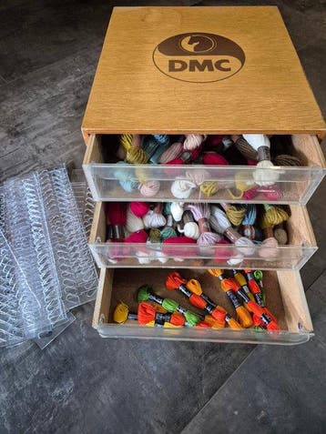 DMC - Haberdashery Counter cabinet - Ladekast - Hout,