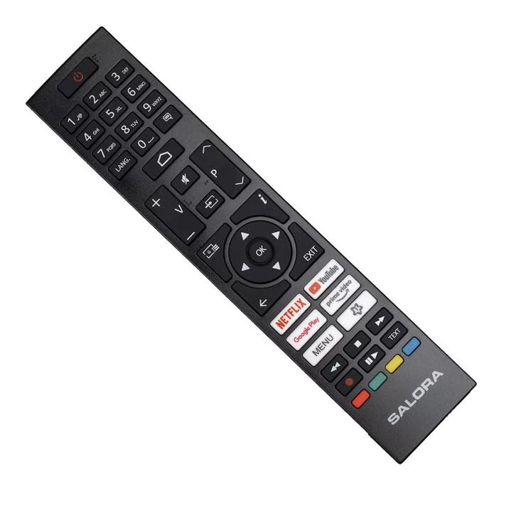Salora afstandsbediening 9109 serie - Android versie - verni, TV, Hi-fi & Vidéo, Télécommandes, Enlèvement ou Envoi