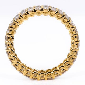 Zonder minimumprijs - Ring - 14 karaat Geel goud - 3.00ct.