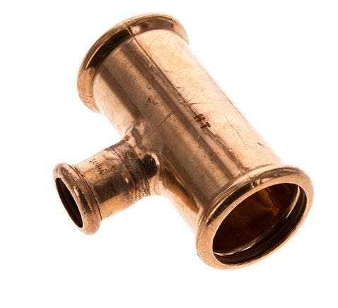 Tee Press Fitting - 18mm Femelle & 35mm - Alliage de cuivre, Bricolage & Construction, Bricolage & Rénovation Autre, Envoi