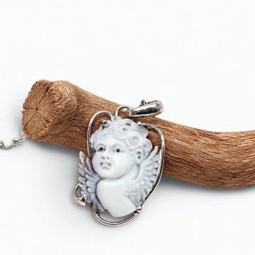 Zilver - Ketting met hanger - Italiaans ambacht, Antiek en Kunst