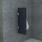 Urinoirscherm Schaamschot BWS Perry 40x90 cm Rookglas Zwart, Ophalen of Verzenden, Nieuw, Overige typen