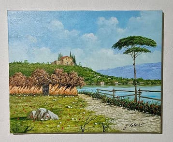 Giorgio Valenza (XX-XXI) - Scorcio sul lago