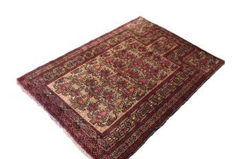 Beloudj - Tapijt - 143 cm - 105 cm - Antik Afghan Balutsch, Nieuw