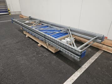 Palletstelling - 3 staanders 4200x1100mm - Tot. lengte: 4m66, Ophalen of Verzenden