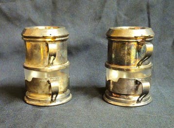 Cafetière (2) - Plaqué(e) argent, Verre - Orfèvrerie Mills, Antiquités & Art