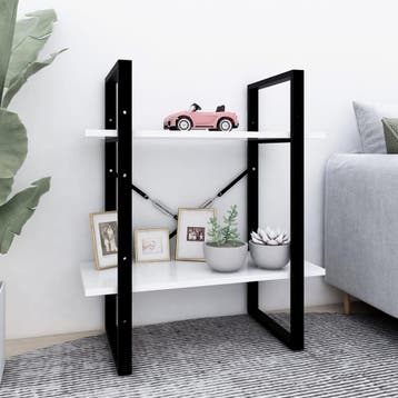 vidaXL Boekenkast met 2 schappen 60x30x70 cm bewerkt hout, Verzenden