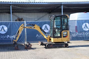 Veiling: Minigraver Caterpillar 301.8 Diesel 16kW 2019, Ophalen