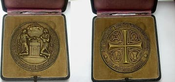 Bronzegussmedaille ohne Jahr Gelegenheitsmedaille Zur gou..., Verzenden