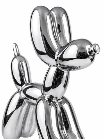 Daluxe Art - 1999 • XXL CC Chrome Balloon Dog Display – 80