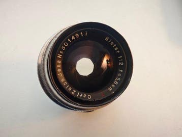 Carl Zeiss Biotar 1:2 f=5.8cm Groothoeklens