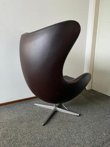 Fritz Hansen Egg Chair Fauteuil - Design Van Arne Jacobsen, Huis en Inrichting, Verzenden, Nieuw, Leer
