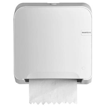 Automatische Handdoekdispenser | QUARTZ WHITE | Kunststof |, Verzenden