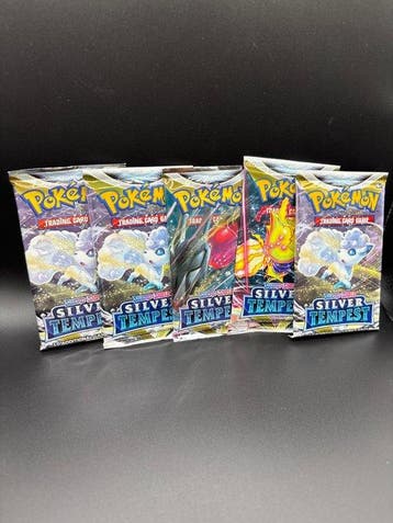Pokémon - 5 Booster pack - Silver Tempest booster pack -