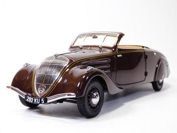 Norev 1:18 - Model cabriolet - Peugeot 402 Éclipse (1937)