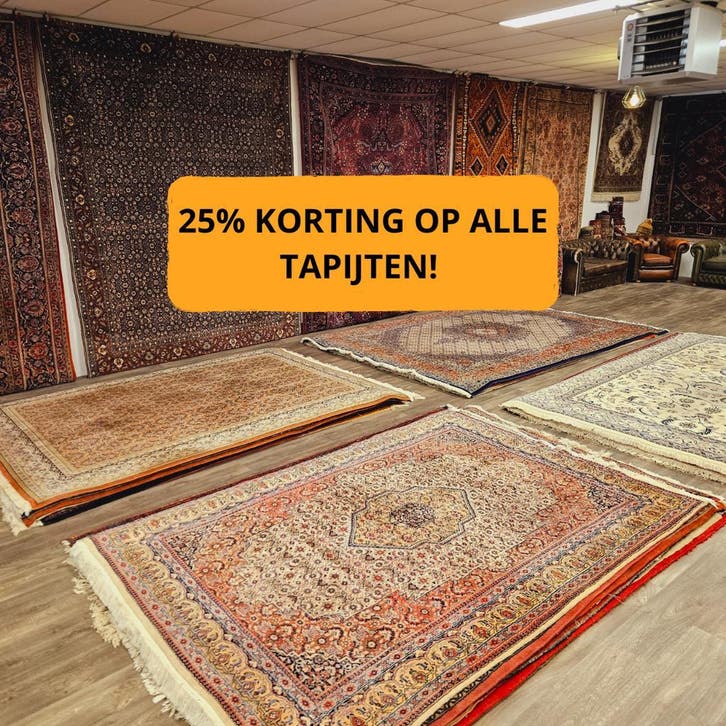 KONINGSDAG ACTIE! 25% KORTING. PERZISCHE OOSTERSE TAPIJTEN!, Maison & Meubles, Ameublement | Tapis & Moquettes, Envoi