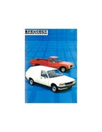 1984 PEUGEOT 504 PICK UP + CHASSIS CABINE + BESTEL BROCHURE