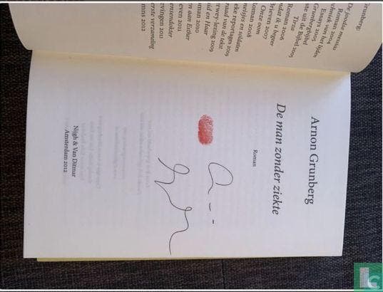 Grunberg, Arnon - De man zonder ziekte - 2012, Boeken, Literatuur, Zo goed als nieuw, Verzenden