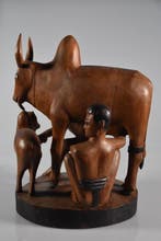 Scène de vie Bara avec Zébu - Bara Life Scene with Zebu -