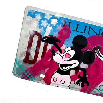 PAAPI (1986) - Mickey Love Art (oldschool) x License Plate
