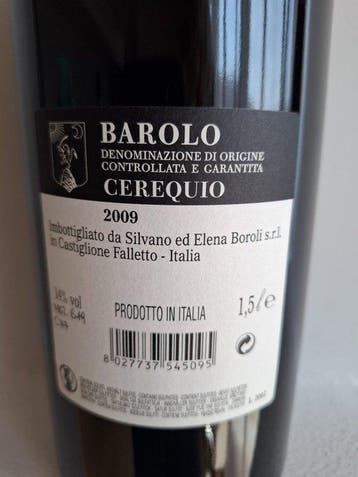 2009 Achille Boroli, Cerequio - Barolo DOCG - 1 Magnum (1,5, Nieuw