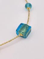 24 karaat - Murano-glas, Geel goud - Halsketting - 24 kt, Antiek en Kunst