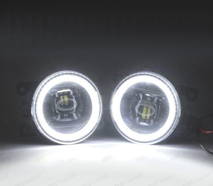 PHARES ANTIBROUILLARD ANGEL EYES CCFL SUZUKI RENAULT OPEL PE, Auto-onderdelen, Verlichting, Verzenden