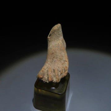 Oud-Grieks, Hellenistisch Terracotta Beeldje - 5.5 cm