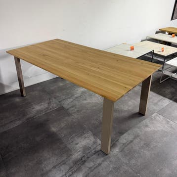 bert plantagie Eettafel Table Talk Wik, Verzenden, Zo goed als nieuw, Eikenhout, Minder dan 50 cm
