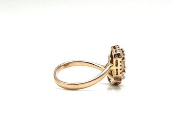 Zonder minimumprijs - Ring - 18 karaat Roségoud - 0.65ct., Nieuw