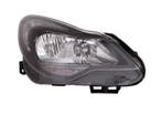 Opel Corsa D 2013-2015 Zwart Koplamp Rechts (Koplampen), Verzenden