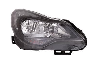 Opel Corsa D 2013-2015 Zwart Koplamp Rechts (Koplampen), Auto-onderdelen, Verlichting, Nieuw, Opel, Verzenden