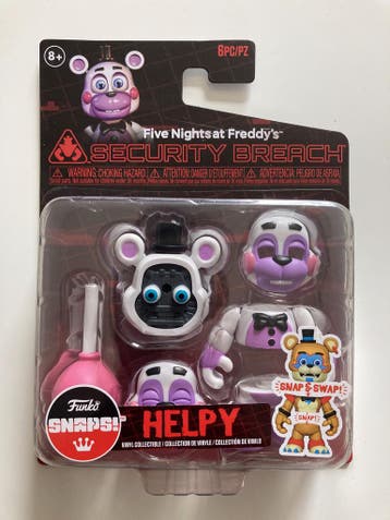 FIVE NIGHTS AT FREDDYS SECURITY BREACH HELPY (FUNKO SNAPS!)