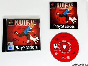 Playstation 1 / PS1 - Kuifje - Avontuur Onbekend / Tin Tin -, Games en Spelcomputers, Verzenden, Gebruikt
