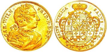 Duitsland, Brandenburg-Ansbach. Karl Wilhelm Friedrich