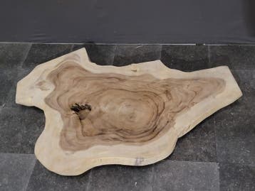 Unieke boomstam salontafels | direct leverbaar!, 50 tot 100 cm, Rond, Nieuw, Landelijk