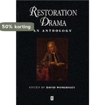 Restoration Drama Anthology 9780631209034 D Womersley, Verzenden, D Womersley
