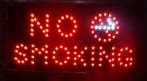 Niet roken non smoking lamp LED verlichting bord lichtbak, Verzenden, Nieuw