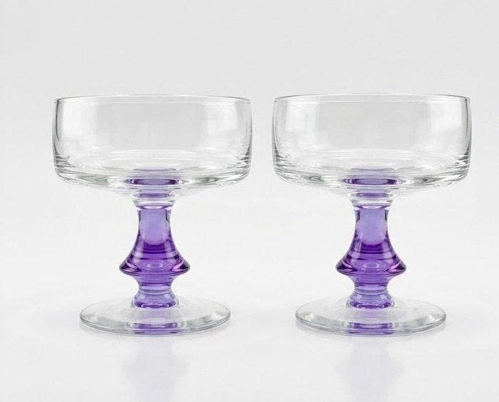 Drinkset (6) - Glas, Antiquités & Art, Antiquités | Meubles | Tables
