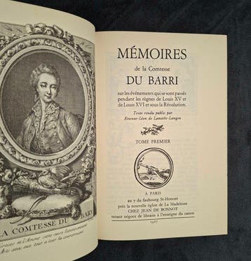 La Comtesse de Barri / DArtagnan - LES MEMOIRES (Edition